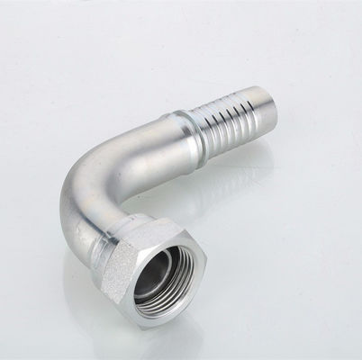 Supply Excavator Stainless Steel Hydraulic Hose Fitting 90 Degree Elbow Bsp Female 60 Degree Cone 22691