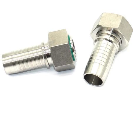 Cut Through Stainless Steel Hydraulic Hose Fittings Female Male Thread Fittings at 20411