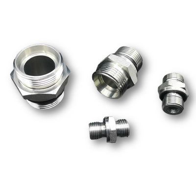 1CB-Wd/DB-Wd Bsp Thread Hydraulic Fittings with Capitive Seal Male Threads Nipple