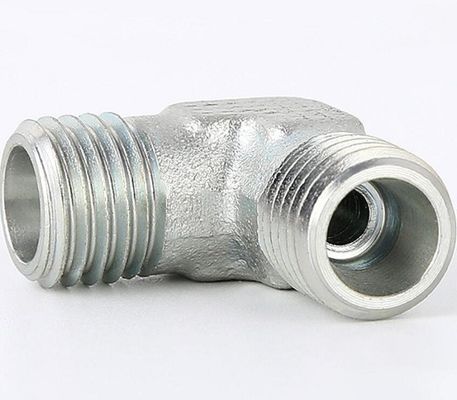 1C9 1D9 Hydraulic Connector Hydraulic 90 Degree Elbow Joint with Round Head