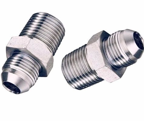 Jic Bsp Straight Union Tube Fittings SAE Flared Hydraulic Straight Fittings