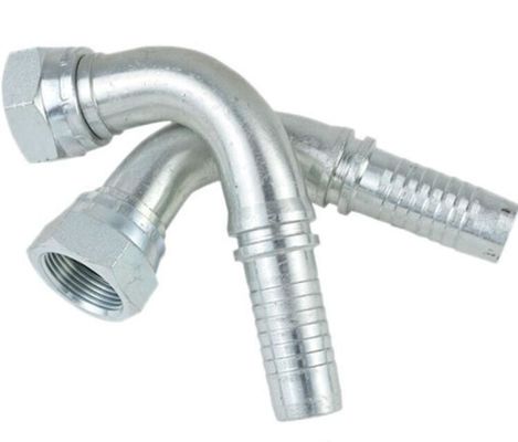 Hydraulic Hose Fittings with Galvanized Sheet and Hexagon Head Type Manufactured