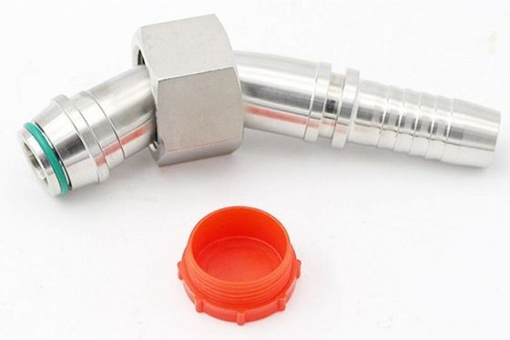 Long Working Life Carbon Steel Ss 45 Degree Elbow Female Metric Hydraulic Hose Fitting