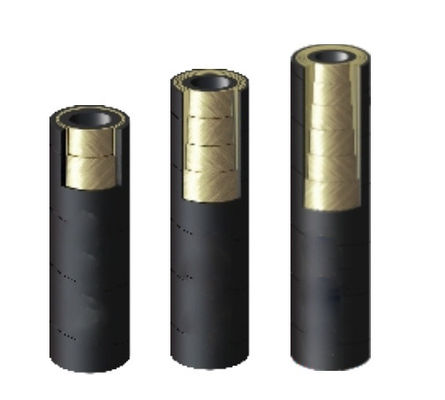 Steel Wire Braid High Pressure Stem Hose with Nitrile Rubber and Customized Size