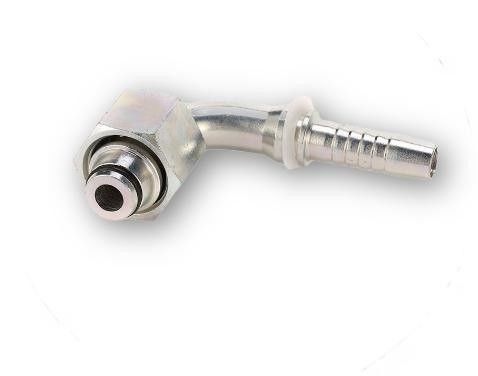 Galvanized Sheet 90 Degree Metric Female 24 Degree Cone O-Ring 20591 Hydraulic Hose Fitting