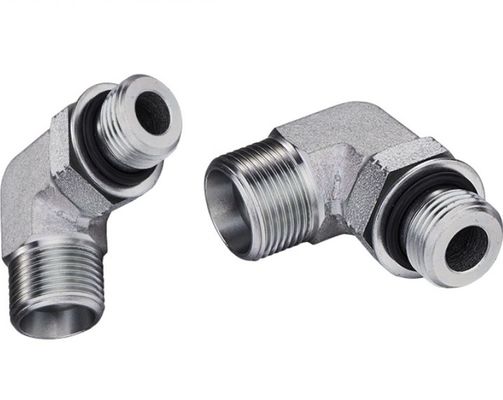 Hydraulic Fitting SAE 90 Degree Elbow with Adjustable Stud Ends and O-Ring Sealing