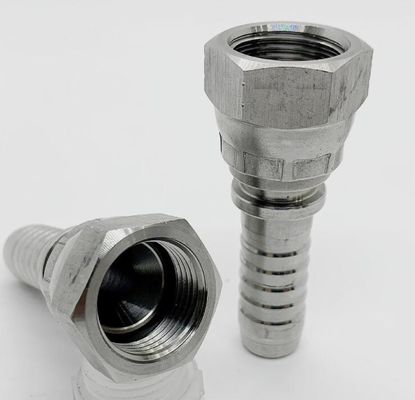 Female Connection PT NPT Bsp Jic Stainless Steel Hydraulic Flexible Hose Fittings 26711