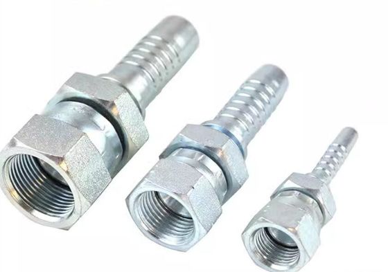 Jic Bsp Metric SAE Parker Standard Flange Hose Fitting With Hydraulic Swaged