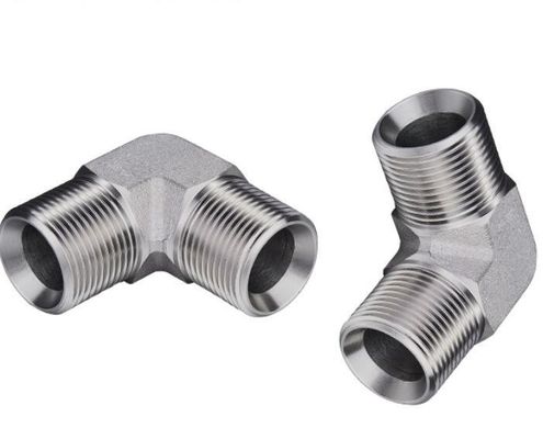 SAE Male Threads Hydraulic Elbow Fittings 1b9 Carbon Steel for Durable Hydraulic System
