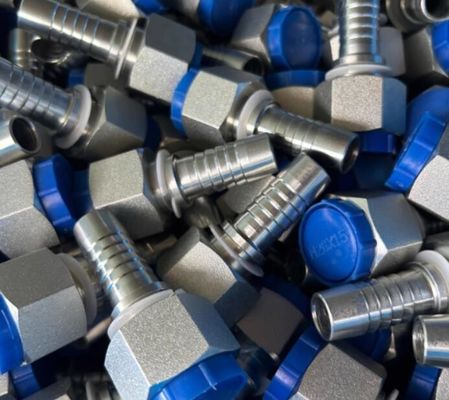 Cut Through Stainless Steel Hydraulic Hose Fittings Female Male Thread Fittings at 20411