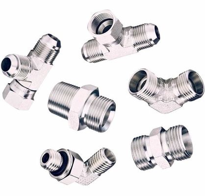 Stainless Steel JIC Female Adapters for Hydraulic Excavator Pipe Lines Connect