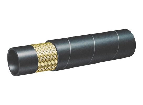 Customized Steel Wire Braided / Spiral Reinforced Hydraulic Oil Rubber Hose Assembly