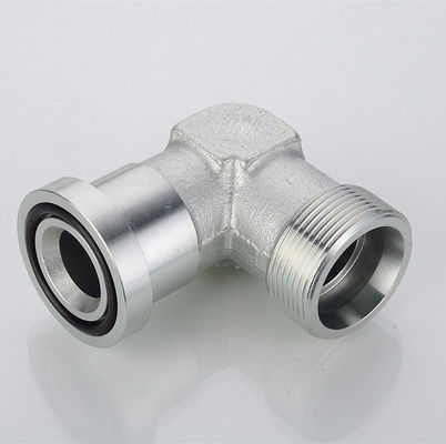 90 Degree Elbow Metric Hydraulic Adapter Male Bite Type Flange Samples Request Sample