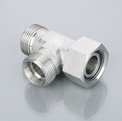Galvanized Sheet Hydraulic Run Tee Fittings with Swivel Nut and Hexagon Head Cc-W CD-W
