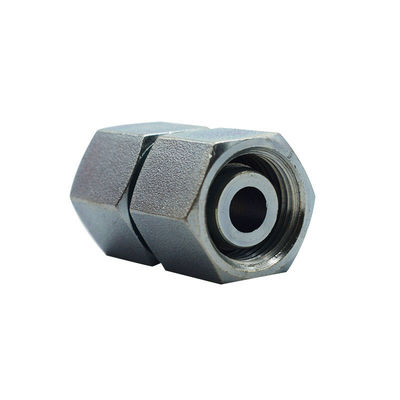 Metric Bite-Type Tube Fitting Straight Adapter with Swivel Nut Model NO. 3C-W 3D-W
