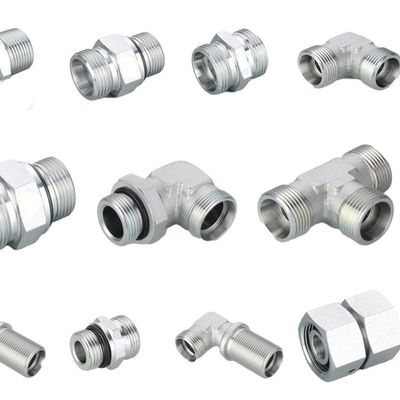 75 Degree Cone Sealing Nipples Galvanized Hydraulic Adapter for Pipe Lines Connect