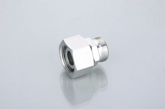 Hexagon Head DIN Bite Type Reducer Tube Adaptor with Swivel Nut Carbon Steel Fitting 2c-W