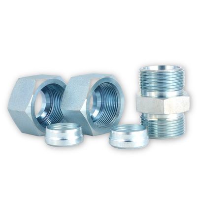 Metric Male Straight Fitting 1c/1d Hydraulic Bite-Type Tube Adapter with DIN Standard