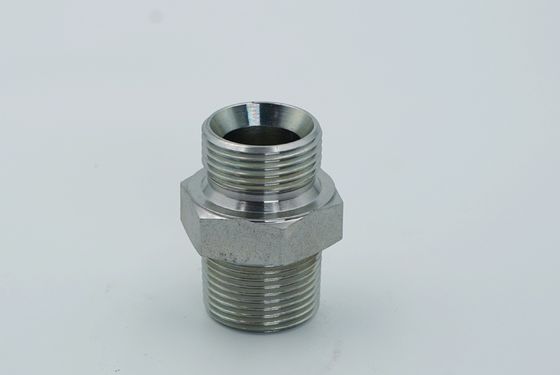 GB Standard BSPP Jic Ors Orfs Metric SAE Carbon Steel Stainless Steel Hydraulic Adapter