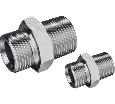 SAE High Pressure Carbon Steel Male O-Ring Face Seal Union Hydraulic Adapter Fittings