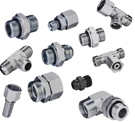 90 Degree Elbow Pipe Fittings Metric Male Hydraulic Hose Adapter 1 Piece Min.Order
