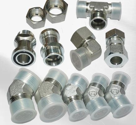 Sleeve Type Hydraulic Tube Fitting Reducer Tube Adaptor with Swivel Nut 90-Degree Elbow