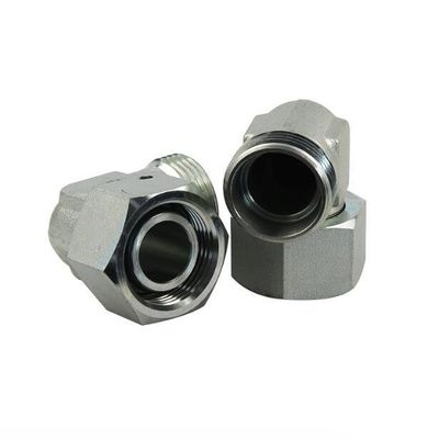 Advantageous Cut Through OEM 90 Degree Elbow Hydraulic Tube Fitting with Swivel Nut 2c9