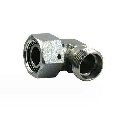 Advantageous Cut Through OEM 90 Degree Elbow Hydraulic Tube Fitting with Swivel Nut 2c9