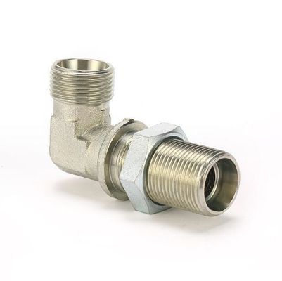 Advantageous 90 Degree Elbow Bulkhead Fittings OEM 6c9 DIN Bite Type Round Head Type