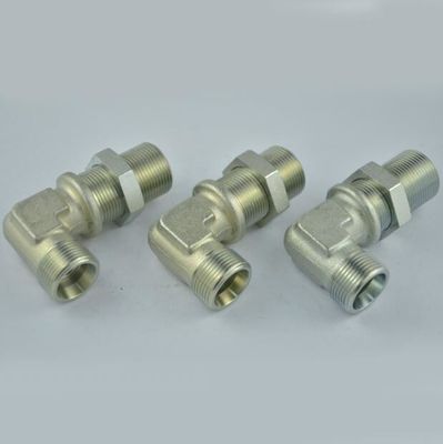6C Model NO. Long Working Life Hydraulic Hose Metric Thread Bite Type Fitting 90deg Elbow