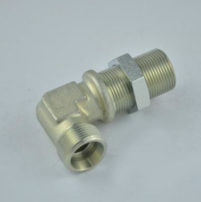 6C Model NO. Long Working Life Hydraulic Hose Metric Thread Bite Type Fitting 90deg Elbow