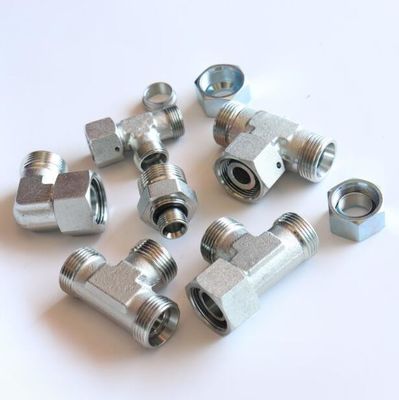 6C Model NO. Long Working Life Hydraulic Hose Metric Thread Bite Type Fitting 90deg Elbow