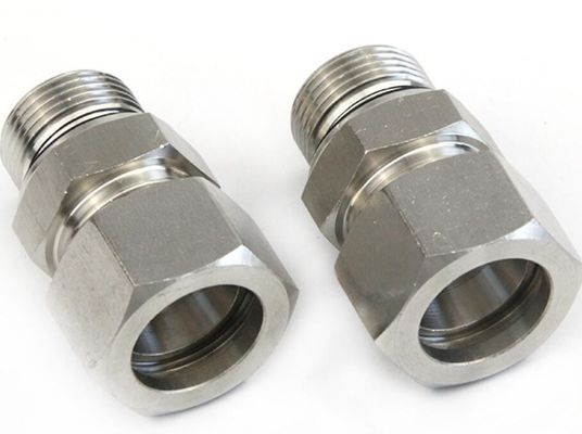1cm-Wd Metric Thread with Captive Seal Tube Fittings in Standard Medium Carbon Steel