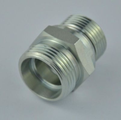 Hexagon Head Medium Carbon Steel Reusable Metric/Metric Straight Adapter with Seal Washer