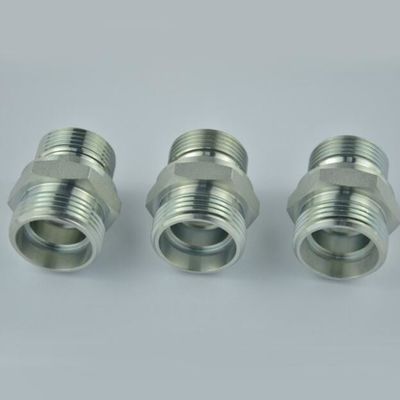 Pipe Lines Connect Galvanized Sheet 1CB/1dB Bsp Thread with Captive Seal Hydraulic DIN Pipe Adapter