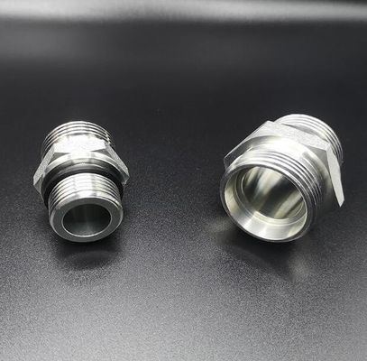1CB 1dB Hydraulic Adapter Bsp Thread 60 Degree Cone Sealing Bonded Seal Stud End Samples