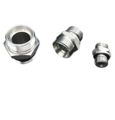 Pipe Lines Connect 1CB Hydraulic Hose Adaptor Fitting BSPP Male/Metric Male Adapter Stainless Fittings