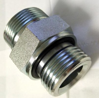 1CB/1cm Series Straight Steel NPT/Bsp/Metric Male Thread Pipe Fittings for Industrial