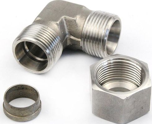 Pipe Lines Connect Hydraulic Elbow Fittings 1c9 1d9 Male Connection 90 Degree Elbow
