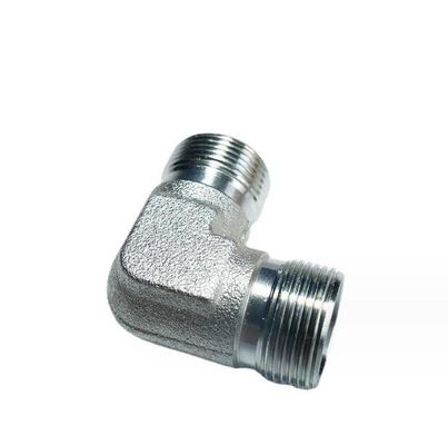 SAE Standard Carbon Steel Hydraulic Elbow Fittings 1c9 1d9 Male Threads Long Working Life