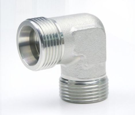 1C9 1D9 Hydraulic Connector Hydraulic 90 Degree Elbow Joint with Round Head
