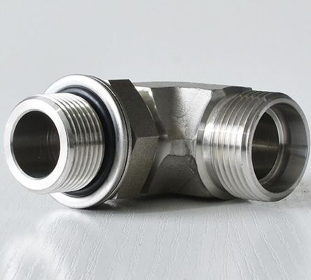 Pipe Lines Connect Carbon Steel Hydraulic Fittings Adjustable Elbow OEM Accepted 1CG9