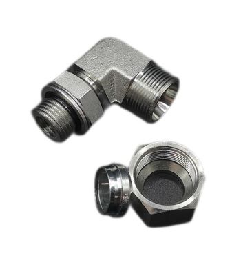 DIN Standard Male Elbow Hydraulic Hose Fittings 1cg9 Carbon Steel 90 Degree Adapter