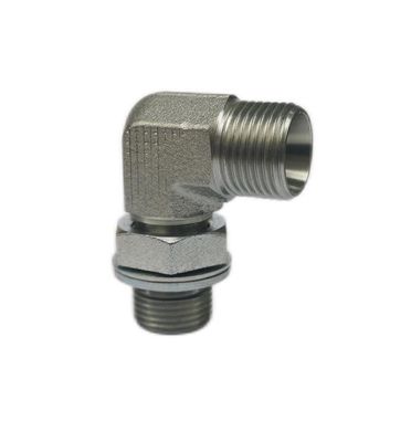 1cg9 Hydraulic Male Elbow Adapter 90 Degree Elbow Hydraulic Fittings with Rubber Seal
