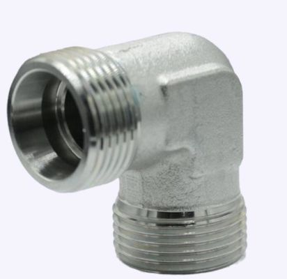Customized Size Male Connection Stainless Steel Hydraulic Fittings with Rubber Seal