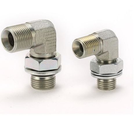 Pipe Adapter Hydraulic Fittings Adaptors with O-Ring Sealing and Adjustable Stud Ends