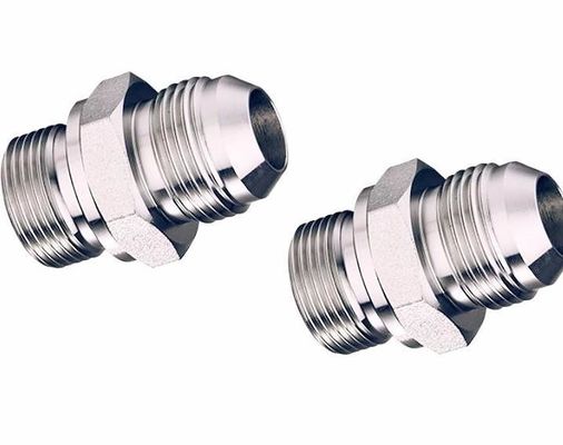 Stainless Steel Hydraulic SAE Adapter Jic Male Straight Hose Connector 37 Degree Flared Tube Fittings 2403/1j Adapt