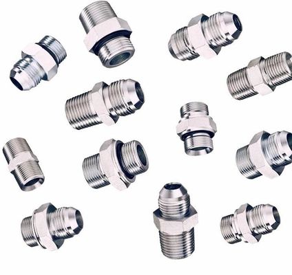 Carbon Steel Hydraulic Elbow Adapter 90 Degree Quick Connector for Pipe Lines Connect