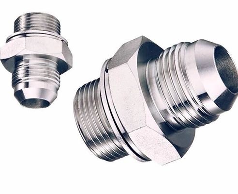 Hexagon Head Medium Carbon Steel Hydraulic Adapter for Agricultural Machinery