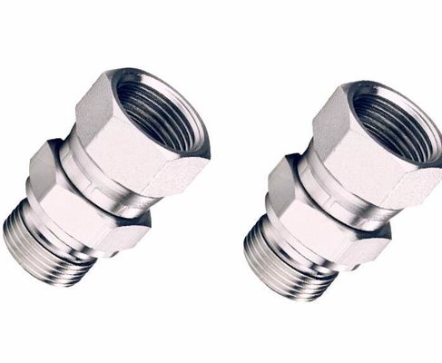 Galvanized Sheet Hydraulic Swivel Straight Joint Male Female Hydraulic Hose Adapter